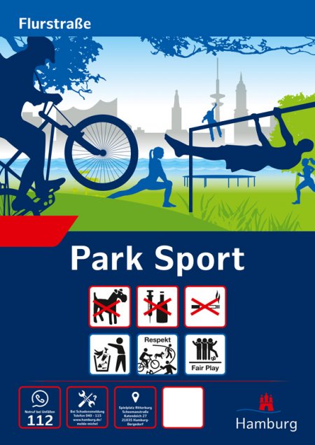Hamburg Schild Park-Spor