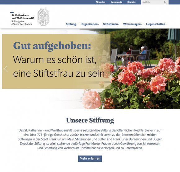 Webdesign Frankfurt Öffentliche Einrichtungen Institute Ministerien