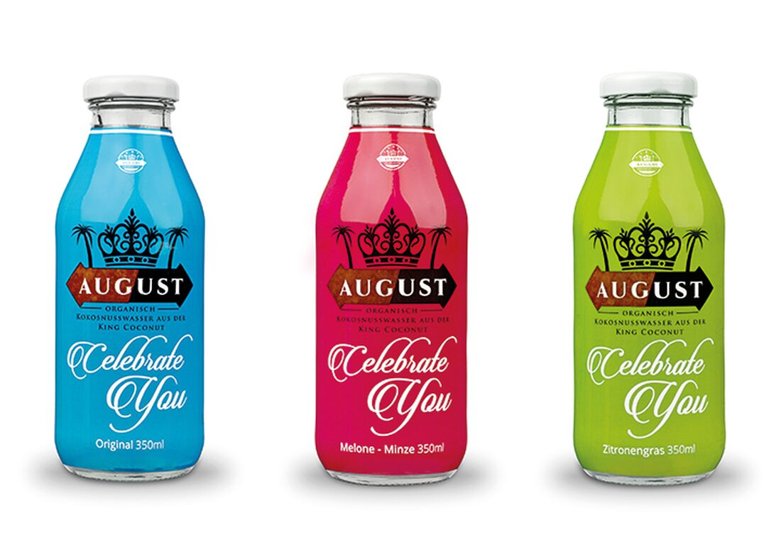 Markenentwicklung Getränke Flaschen