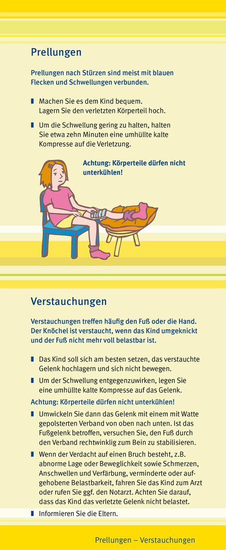 Agentur Ratgeber Erste Hilfe Registerbroschüre