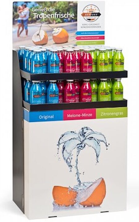 Gestaltung Design Getränke- Displays