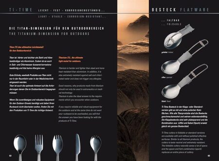 Grafik-Design Katalog Wandern und Freizeit