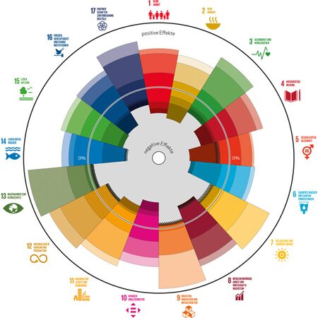 Komplexe Diagramm und Infografiken
