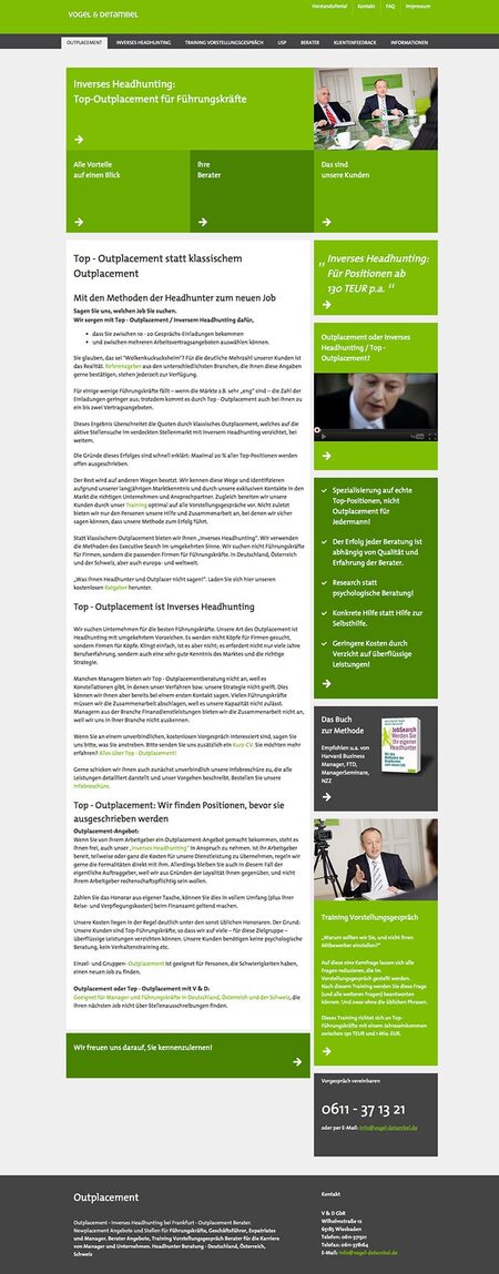 Outplacement Werbung Agentur