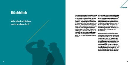 Quadratische Broschüren Gestaltung