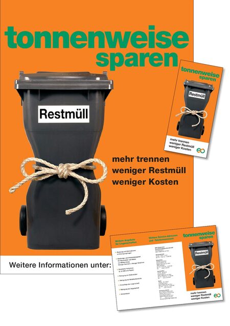 Werbekampagne Restmüll Gestaltung Marketing