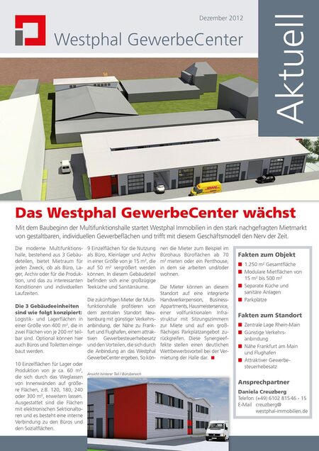 Immobilien: Werbung Kommunikation Gewerbepark