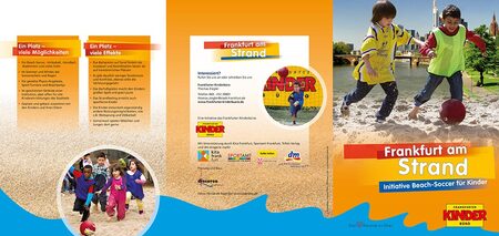 Werbung Sport Beach-Soccer Fußball