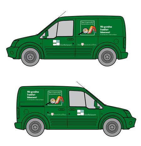 Fahrzeugbeschriftung Transporter