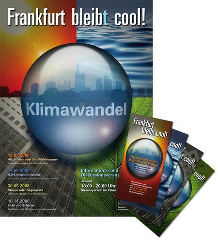 Flyer Werbekonzept Klimaschutz