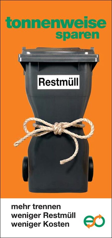 Werbeagentur Umweltdienst Restmüll Gestaltung
