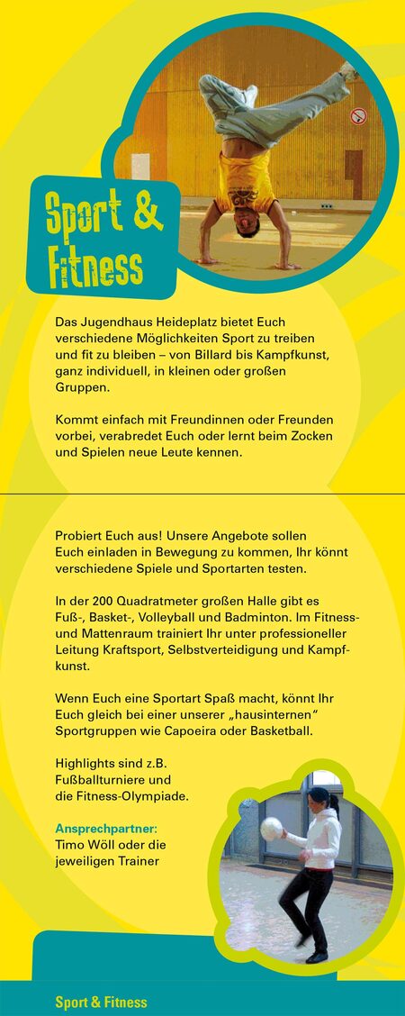 Jugendarbeit - Öffentlichkeitsarbeit