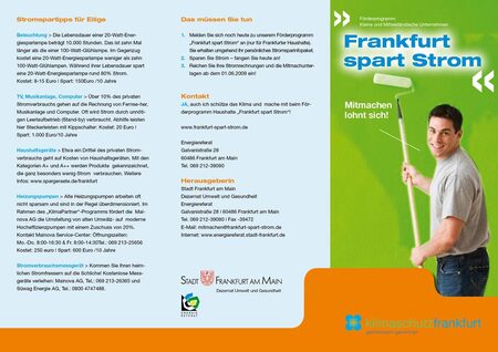 Konzeptentwicklung Stromsparen