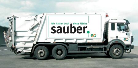 Lastwagen Werbung