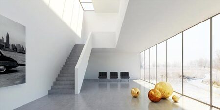 Möblierte Innenrauume Visualisierung