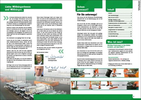 Werbung Gestaltung Abfallkalender
