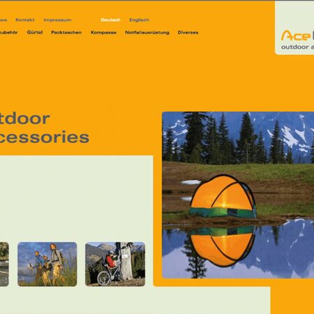 Web-Design outdoor sport