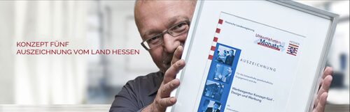 Werbeagentur Werbung Auszeichnung für Konzept fünf für soziales Engagement