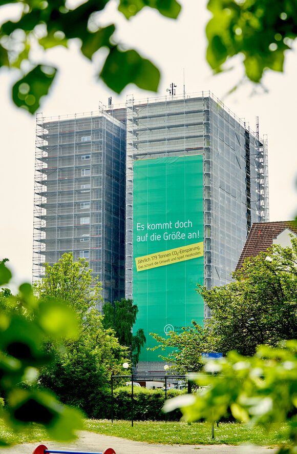 Banner für Hausfassaden