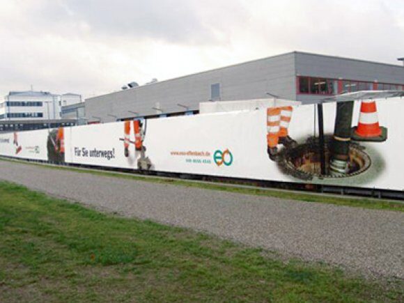 Immobilien: Baustellenverkleidung / Baustellenbanner
