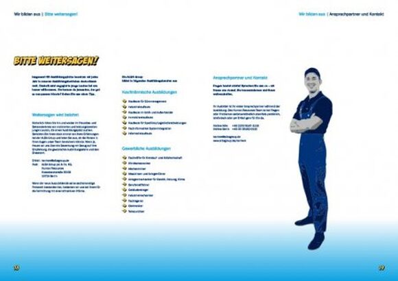 Broschüren Information Gestaltung