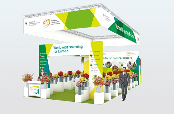 Grafiken für den Messestand