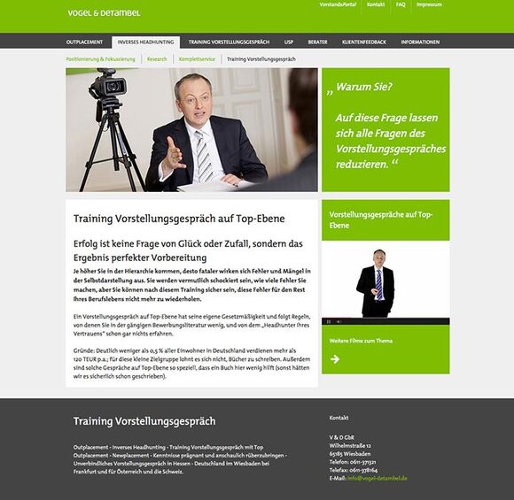 Web-Agentur Headhunting Web-Design