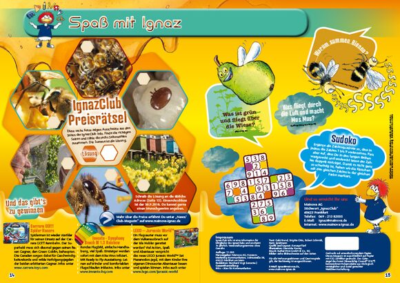 Zeitschriften Gestaltung Kinder