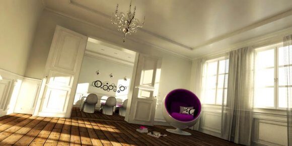 Immobilien: Agentur für 3d-rendering - Innenraum