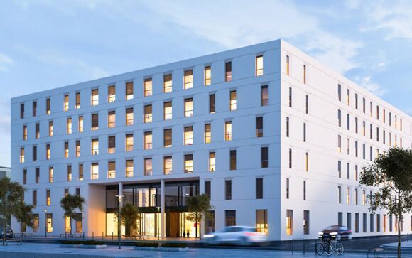 Architekturvisualisierung Wohnblock 