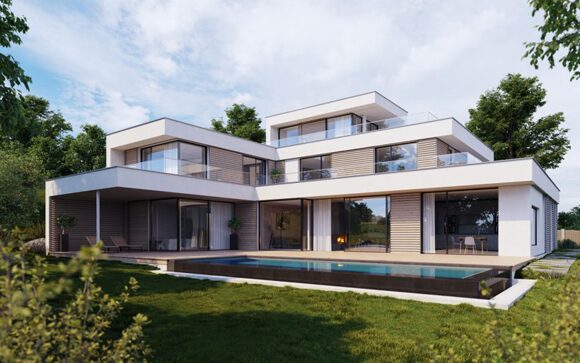 Aussenvisualisierung Villa