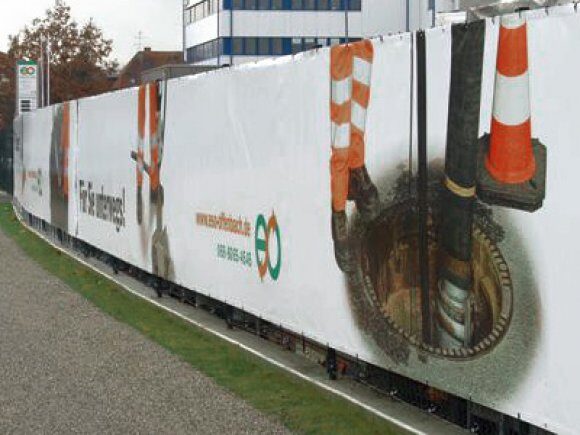 Banner Bauzaunverkleidung