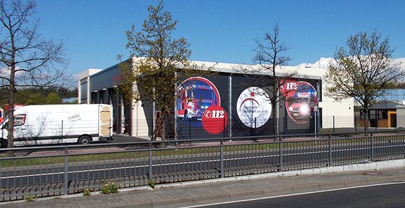 Grossbanner Feuerwehr Gestaltung