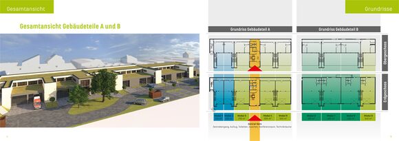 Immobilienbroschüre Agentur für die Gestaltung, Grafikdesign, Fotoerstellung, Text, 3D-Rendering und Produktion