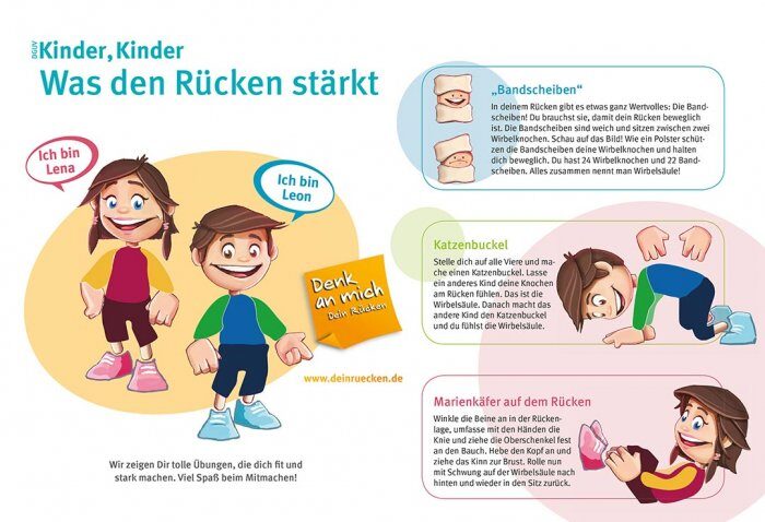 Illustrationen Rückenschule