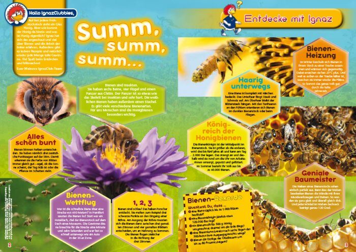 Kinder-Zeitung Grafik-design