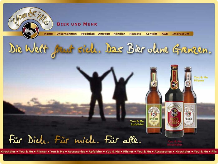 Web-Design Bier