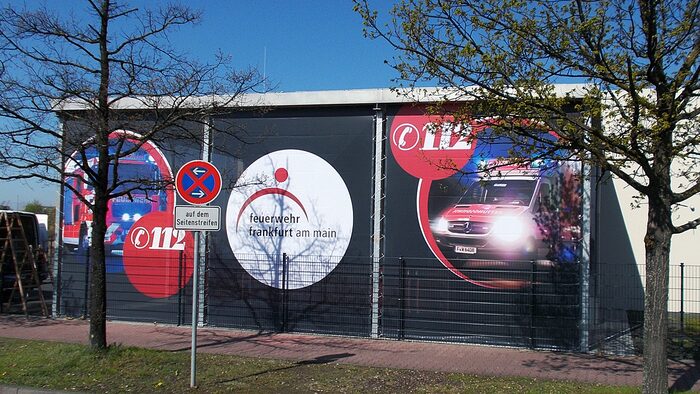 Banner Jugendfeuerwehr Öffentlichkeitsarbeit