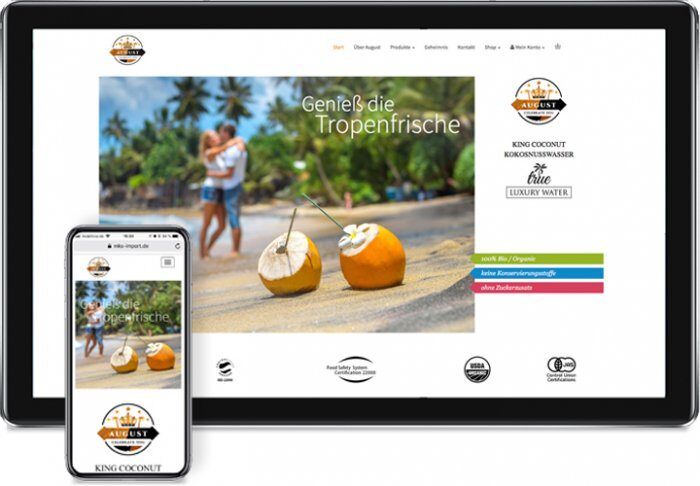 Markteinführung Marketing Wasser