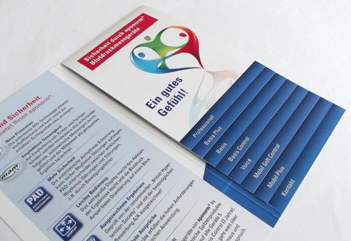 Registerbroschüren Konzeption Produktion