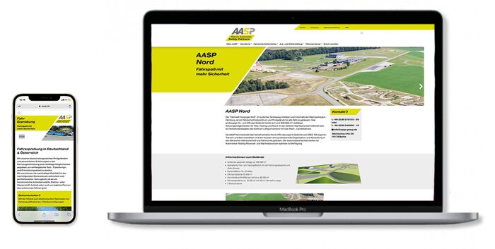 Webdesign Website Mockup