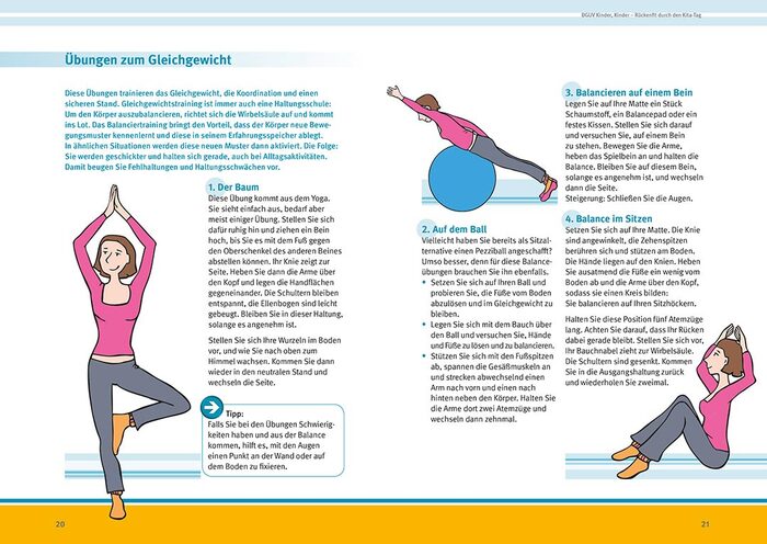 werbung gesundheit rueckenschule uebungen