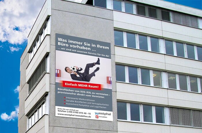 xxl-Banner Außenwerbung